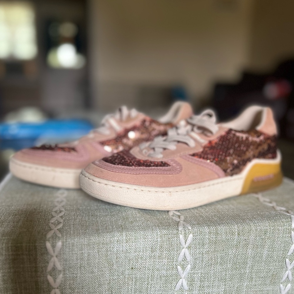 Coach Sequin Sneakers